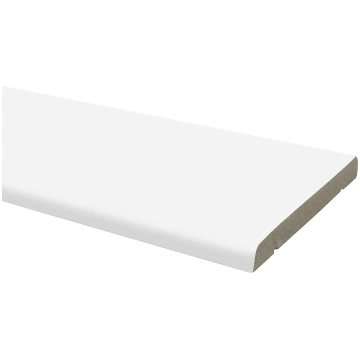Durvju stendere, 220 cm x 7 cm x 0.8 cm, balta krā