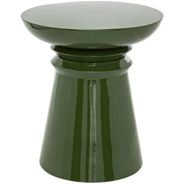 Atmosphera Jaya Totem Side Table Metal Green Diame
