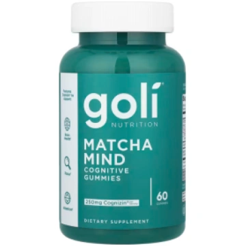 Matcha Mind Cognitive Goli Nutrition 60 gummies