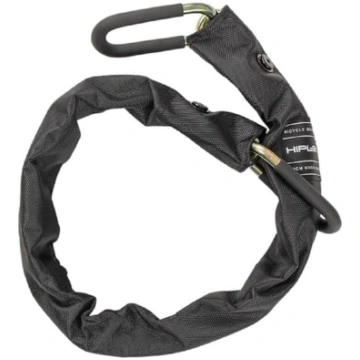 Hiplok X CHAIN cilpas ķēdīte, Unisex, melna, 110 c