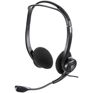 Logitech 960 USB datora austiņas ar mikrofonu, mel