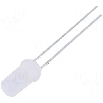LED | 5mm | bipolar | white warm | 750÷900mcd | 18