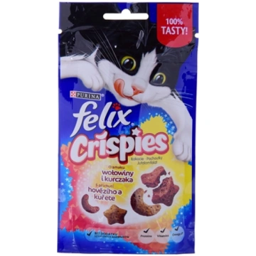 FELIX Crispies Beef, Chicken - dry cat food - 45 g