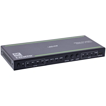 StarTech InLine HDMI Switch - 4 Slot - HDMI 2.1 - 