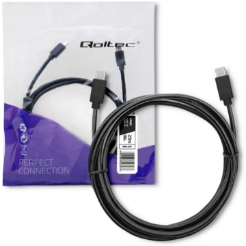 Qoltec USB 2.0 cable type C male | USB 2.0 type C 