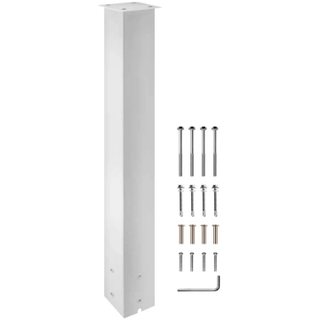 VEVOR 109 cm tērauda pastkastes statīva komplekts,