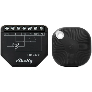 Shelly WiFi Shutter + BLU Button Tough 1 blinds/cu