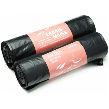 Atkritumu maisi 60L 10gb 33mkr (34) Labais maiss