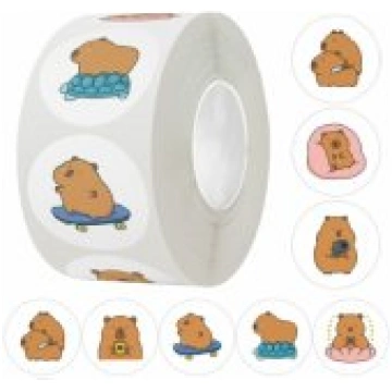 LEAN Capybara Stickers Tape Various Patterns 2.5cm