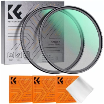 Filtru komplekts K&F Concept 2‑in‑1 Black Diffusio