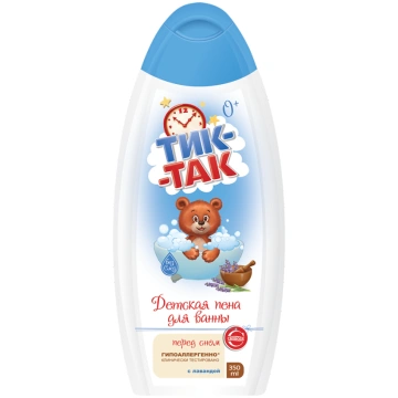 "Tik-Tak" Bērnu vannas putas ar lavandu 0+, 350 ml
