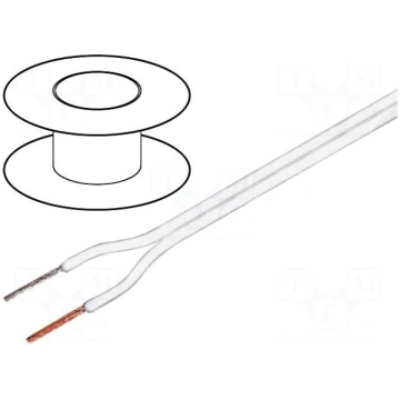 Wire: loudspeaker cable | 2x0,75mm2 | stranded | O