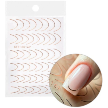 Nagu uzlīmes STZ-CS 169 rose gold Allepaznokcie
