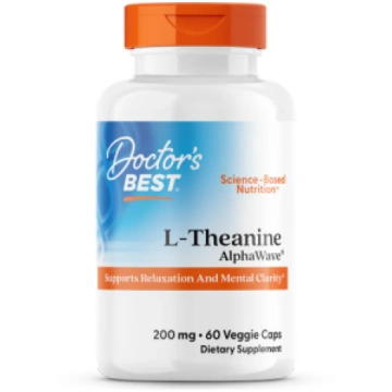 L-Theanine AlphaWave 200 mg Doctor"s Best 60 vcaps