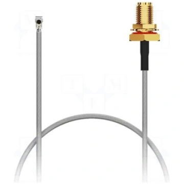 Cable | 0.15m | IPEX MHF 4L LK,SMA female | black 