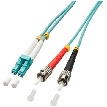 LINDY LWL-Duplexkabel LC/ST OM3 15m 50/125µm daudz