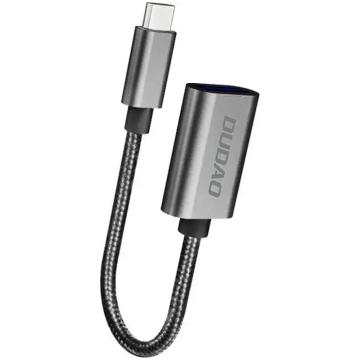 Dudao L15T OTG Adapter USB-C - USB-A - Gray | L15T