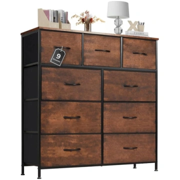 Sweetcrispy Chest of Drawers with Fabric Drawers,