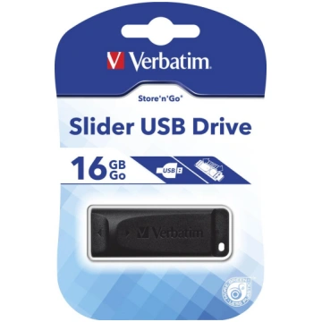 Pendrive Slider 16GB Black ( 98696 ) USB Flash atm