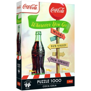 Trefl Premium Plus Puzle Coca-Cola: lai kur tu dot