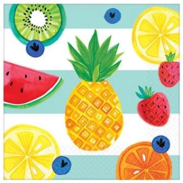 16 tutti fruti salvetes AMSCAN