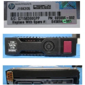 Hewlett Packard Enterprise DRV HD 3TB 6G 7.2K 3.5 