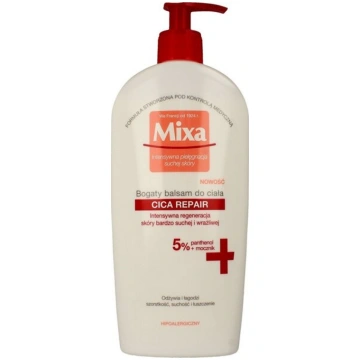 Ķermeņa balzams Mixa Balsam Cica Repair, 400 ml