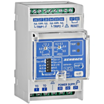 RCD relay type A, without display, from 30mA - 3A,