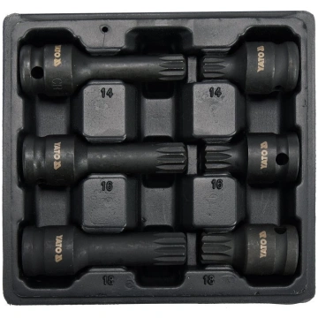 Impact wrench set | 12,5 mm (1/2") | Spline (XZN)