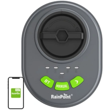 RainPoint 4-zone sprinkler controller with app, Bl