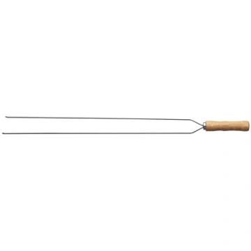 Nerūsējošā tērauda iesms 750mm dubultais, koka rok