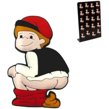 Iman Rubber Caganer Ziemassvētku katalāņu ledusska