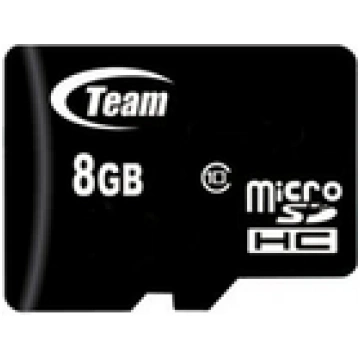 Team Group memory card Micro SDHC 8GB Class 10 +Ad