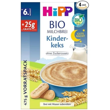 HiPP Bioloģiskā piena biezputra "Goodnight" bērnu