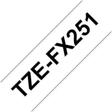 Brother TZE-FX251 FLEXI-TAPE LAM. 24MM 8M BLACK ON