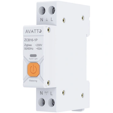 Viedais relejs DIN sliedei 230Vac 16A ZigBee TUYA 