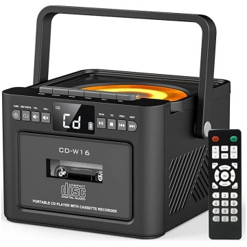 Greadio CD atskaņotājs portatīvais, Boombox kasešu