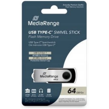 MediaRange USB-Stick USB 3.2 Gen1 USB-C 64GB ( MR1