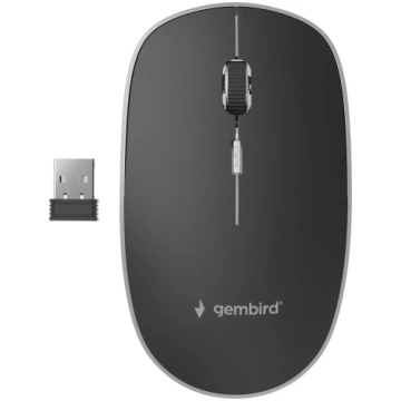 MOUSE USB OPTICAL WRL BLACK/SILENT MUSW-4BS-01 GEM