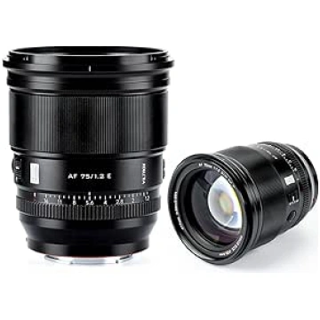VILTROX 75 mm f/1.2 E-Mount objektīvs Prime APS-C