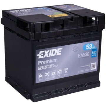 Exide - EXIDE PREMIUM EA530 0/1 - 12V | 53A | 53Ah