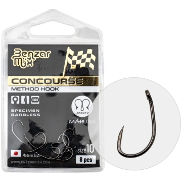 Benzar Mix āķi: CONCOURSE METHOD SPECIMEN BARBLESS