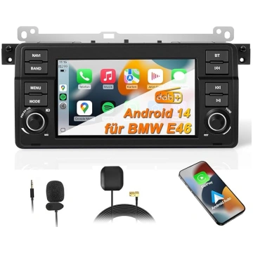 2 DIN autoradio ar ekrānu BMW E46 Sedan Touring Co
