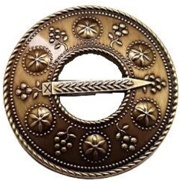 Metāla sakta - 4,5 cm (bronzas krāsā) 191202