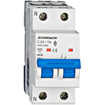 Miniature Circuit Breaker (MCB) AMPARO 6kA, C 63A,
