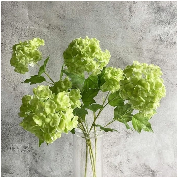 YalzoneMet RUZUQE Viburnum Mākslīgās puķes Snowbal