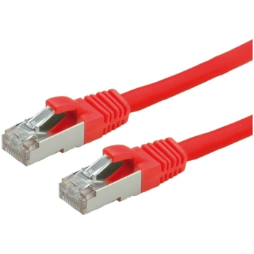 S/FTP kabelis kat.6, nesatur halogēnu, sarkans, 3m