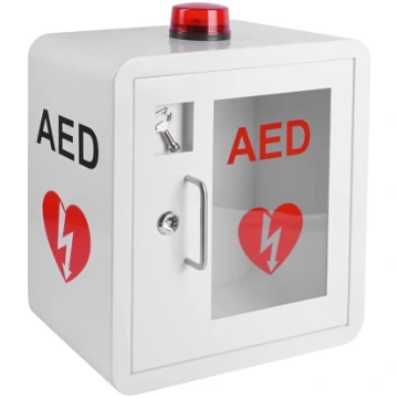 AED sienas defibrilatora skapis, sirds defibrilāci
