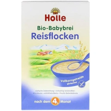 Holle bioloģiskā graudu biezputra rīsu putra, 250 