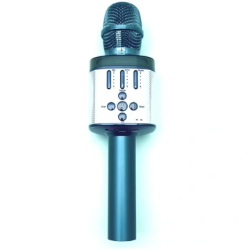 Bezvadu Bluetooth karaoke mikrofons Q136 Ar gaisma